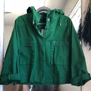 Oversized Cropped Zara Jacket, NEW size Small